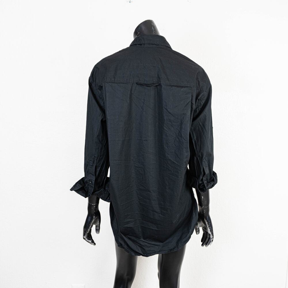 Citizens of Humanity Kayla Shirts in Black oversized high low hem size Small - Picture 6 of 11
